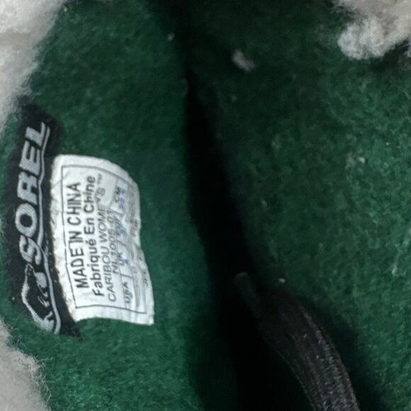 Sorel Caribou Boots Women 6 Black Waterproof Winter Snow Insulated Leather Work - Picture 13 of 14